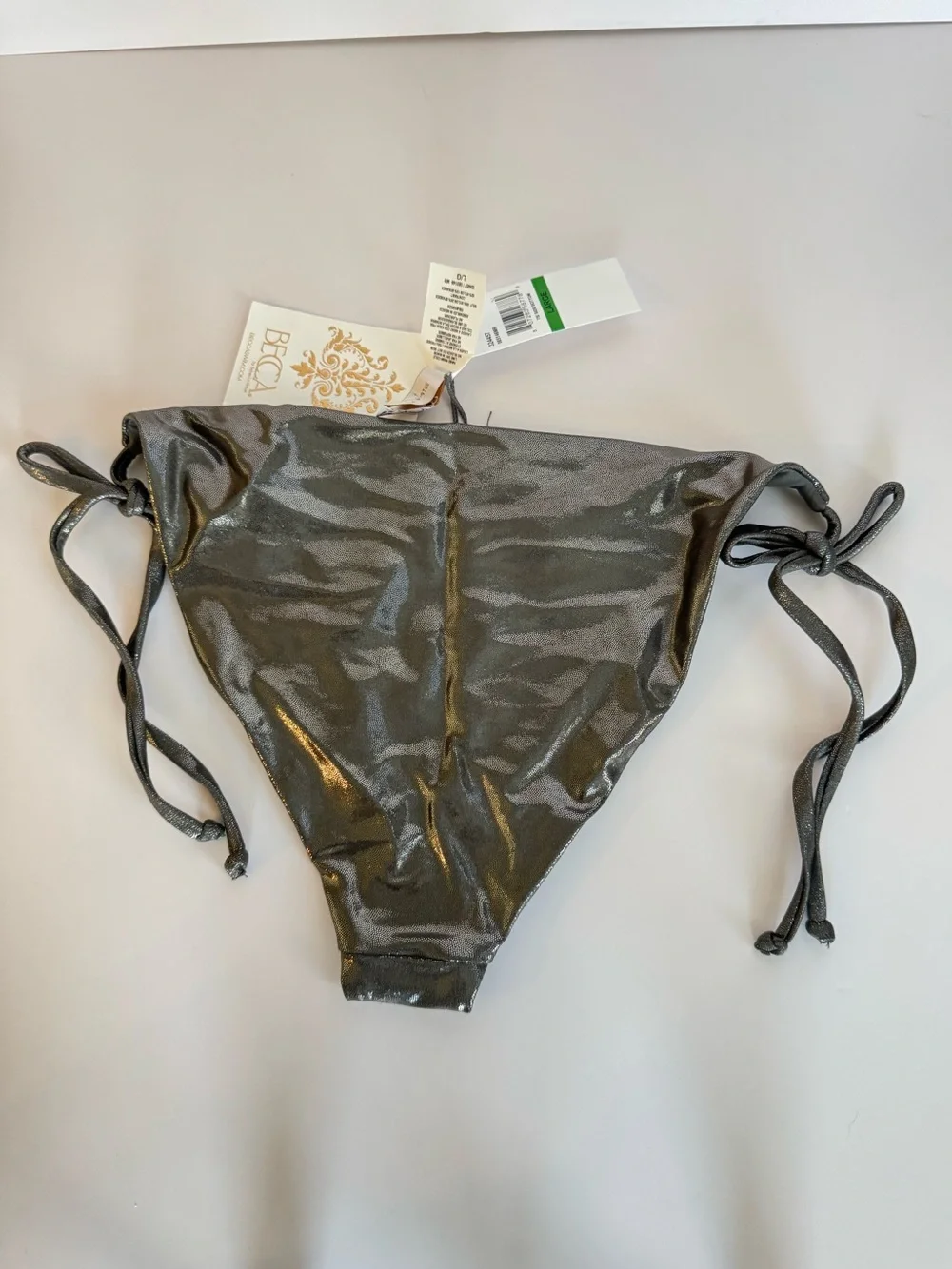 Becca Demi Tie Side Hipster Bikini Bottom Large NWT